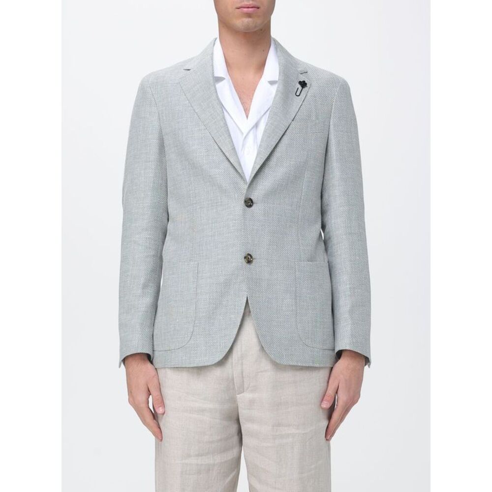 Lardini Men Lardini Wool And Linen Blazer